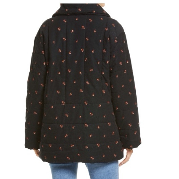 Madewell ditsy floral printed corduroy quilted jacket Large L NEW NWT - Picture 2 of 8